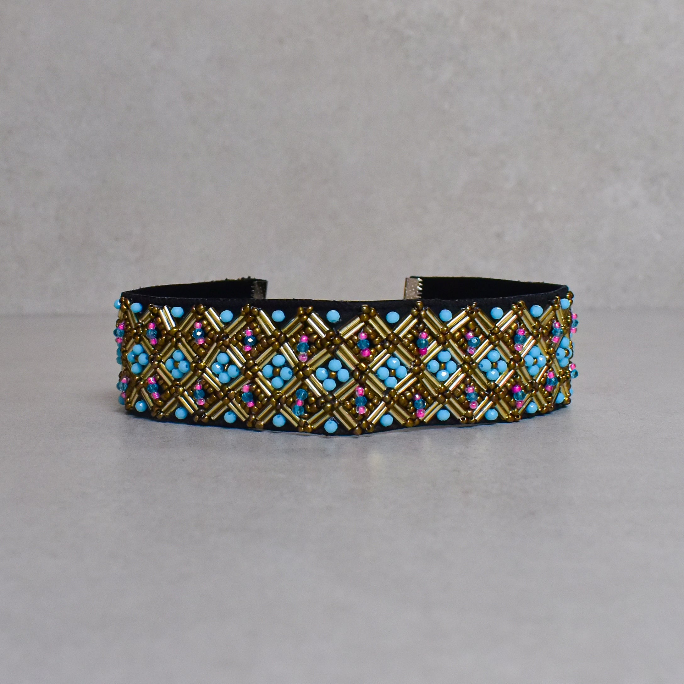 Choker Ethnic sapphire