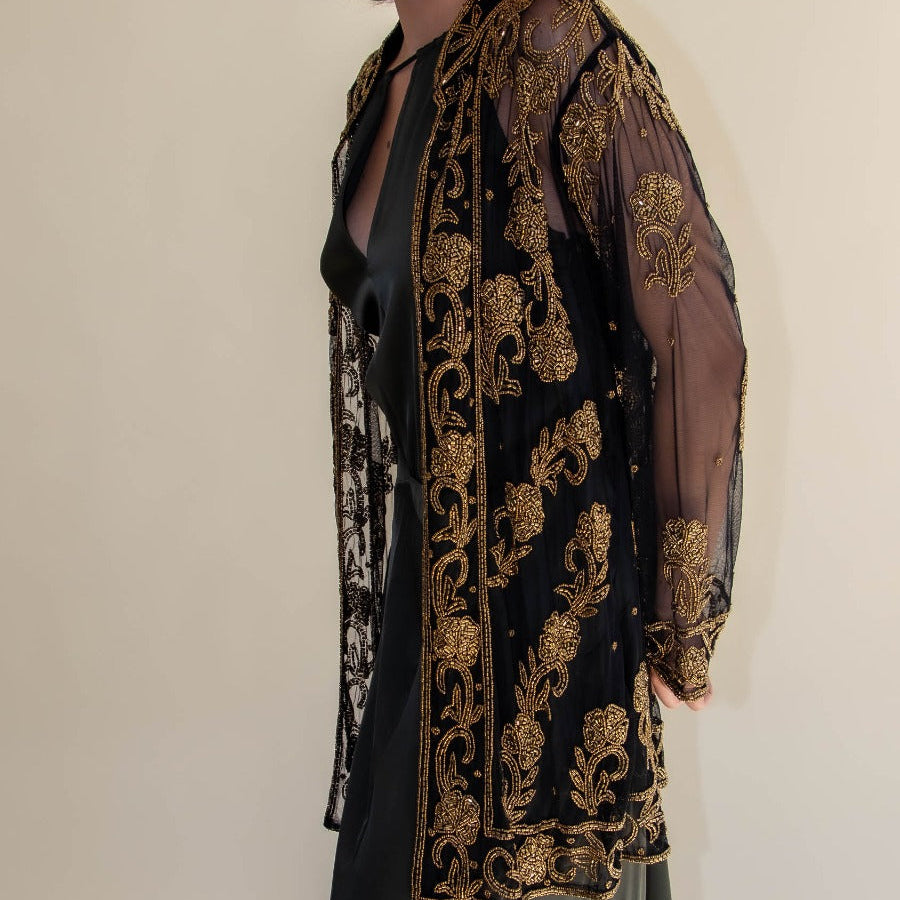 Chaqueta, Kimono traslucido GOLDENSTONE