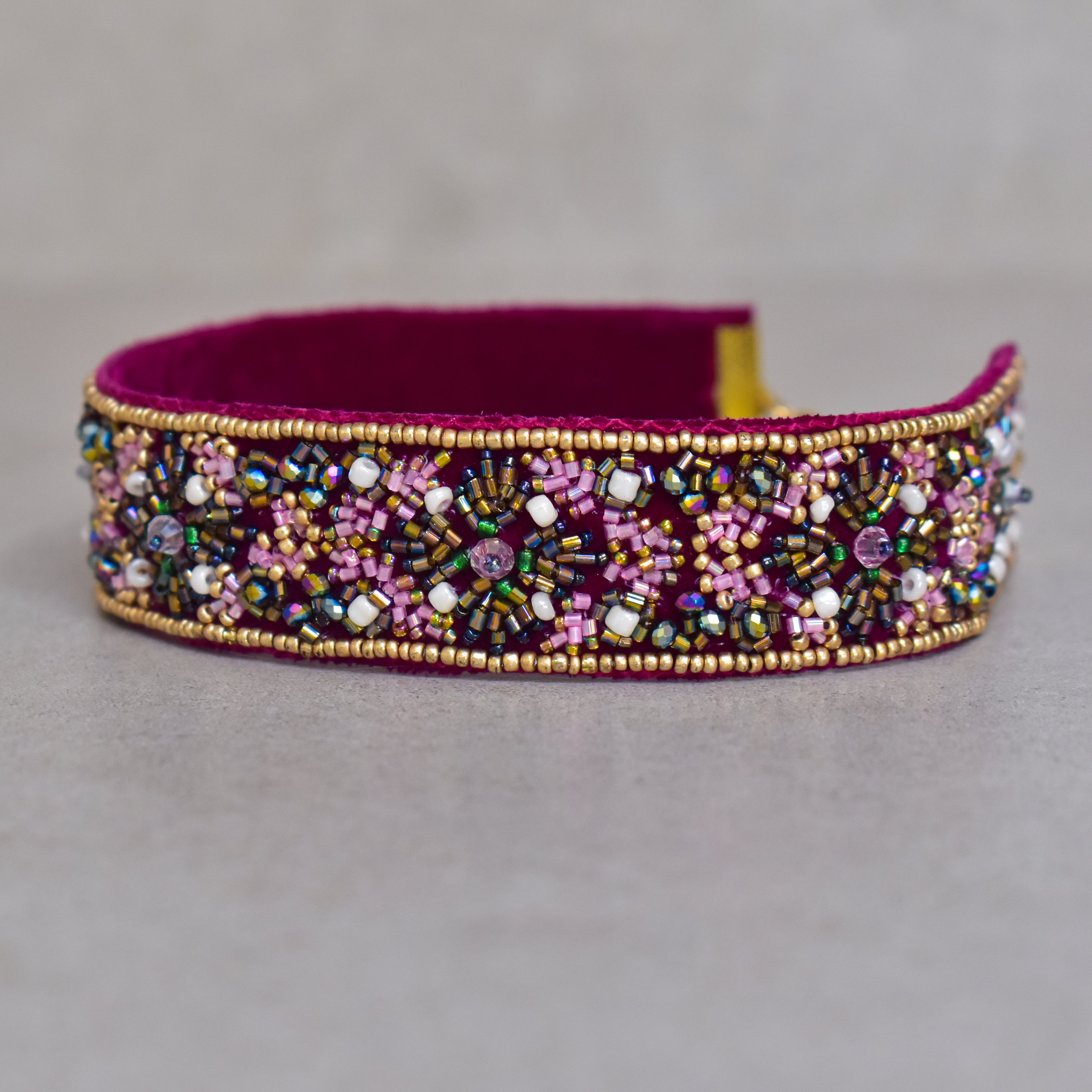 Choker Geometric Velvet