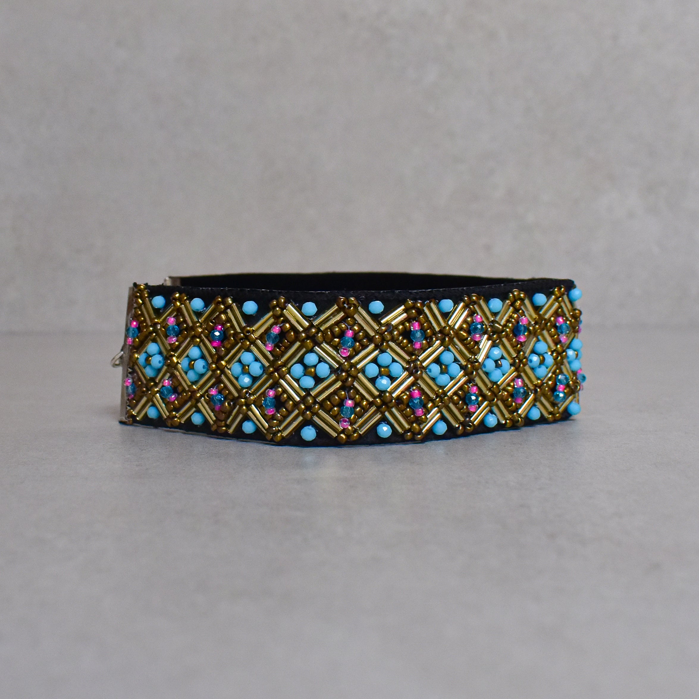 Choker Ethnic sapphire