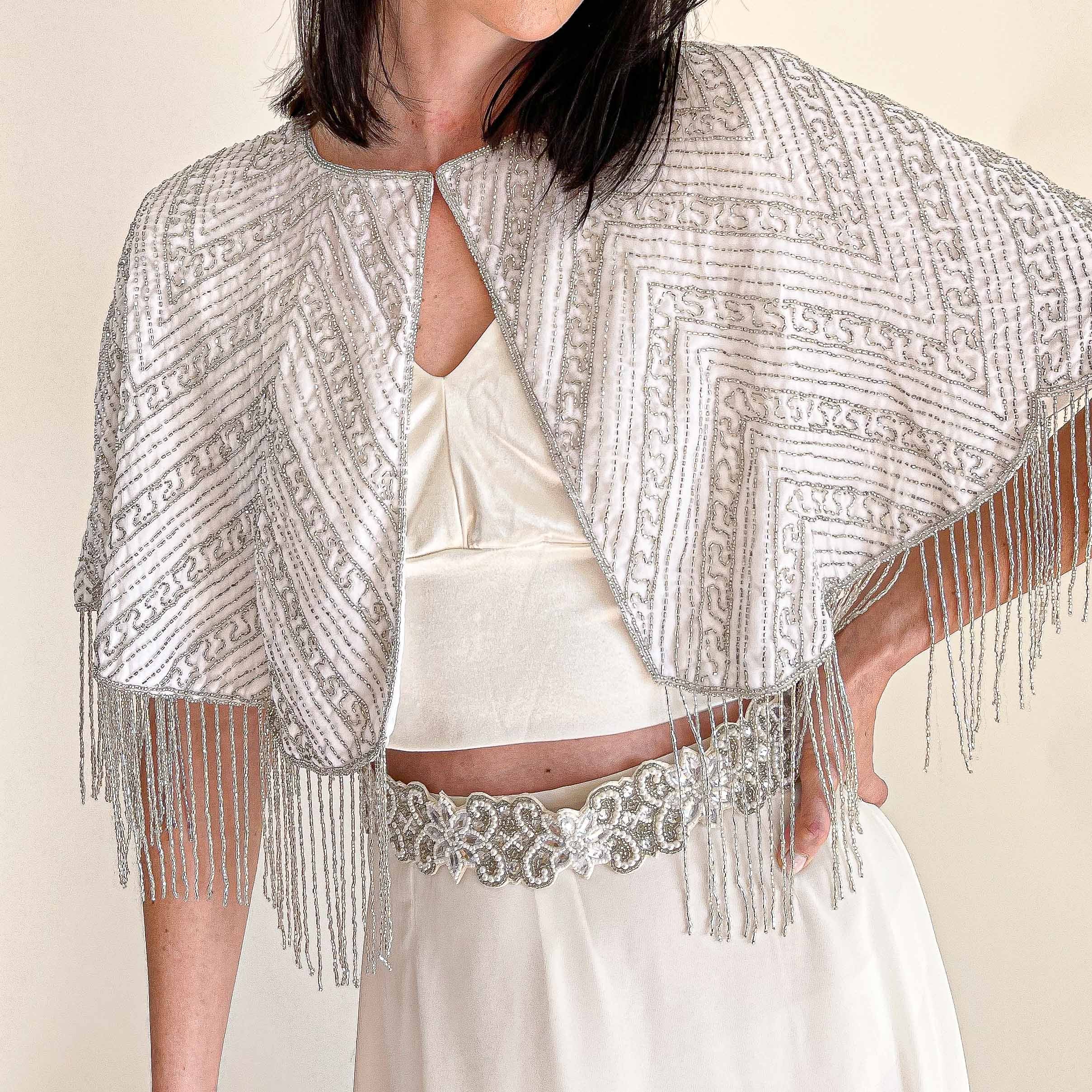 Capa velvet flecos mostacillas Like a Virgin