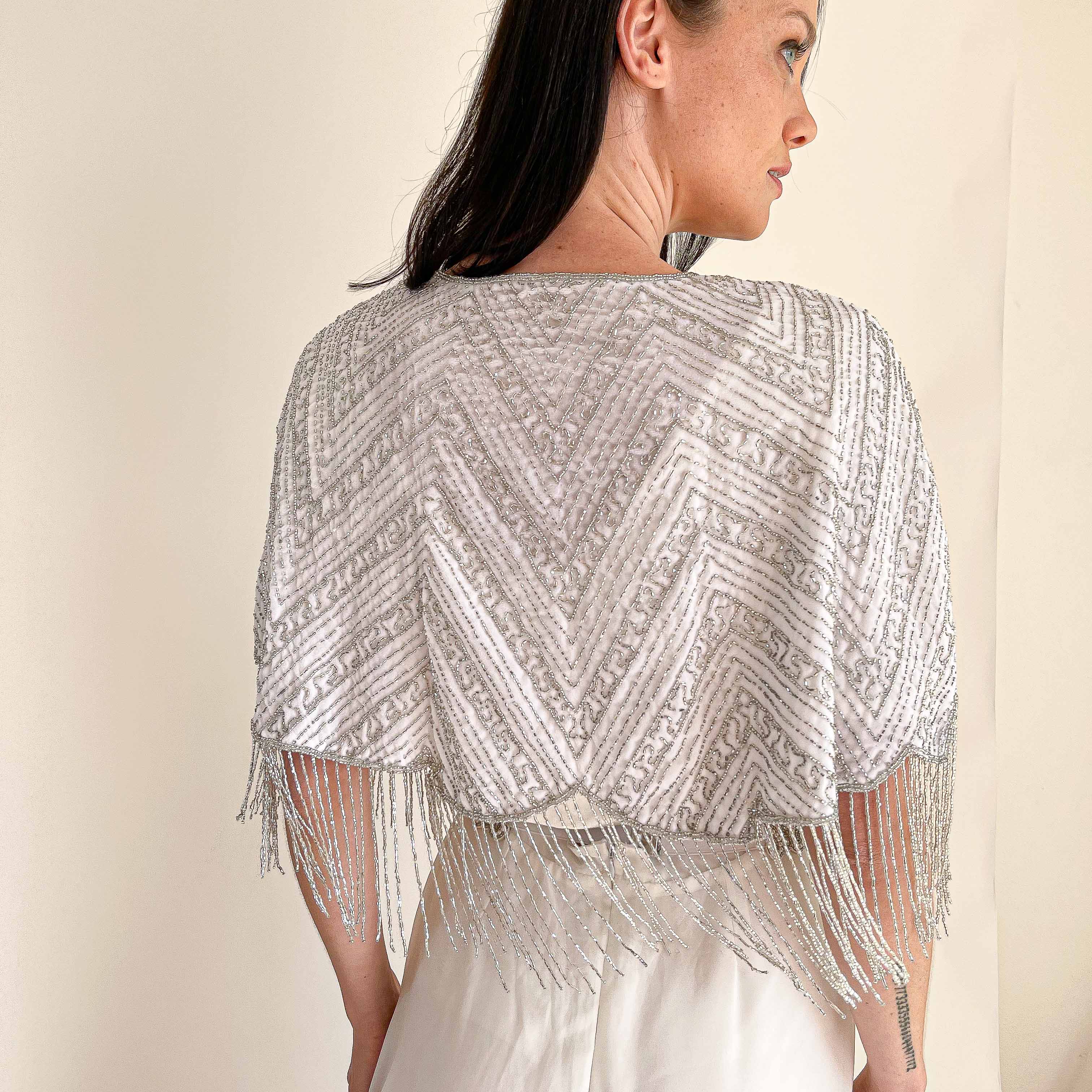 Capa velvet flecos mostacillas Like a Virgin