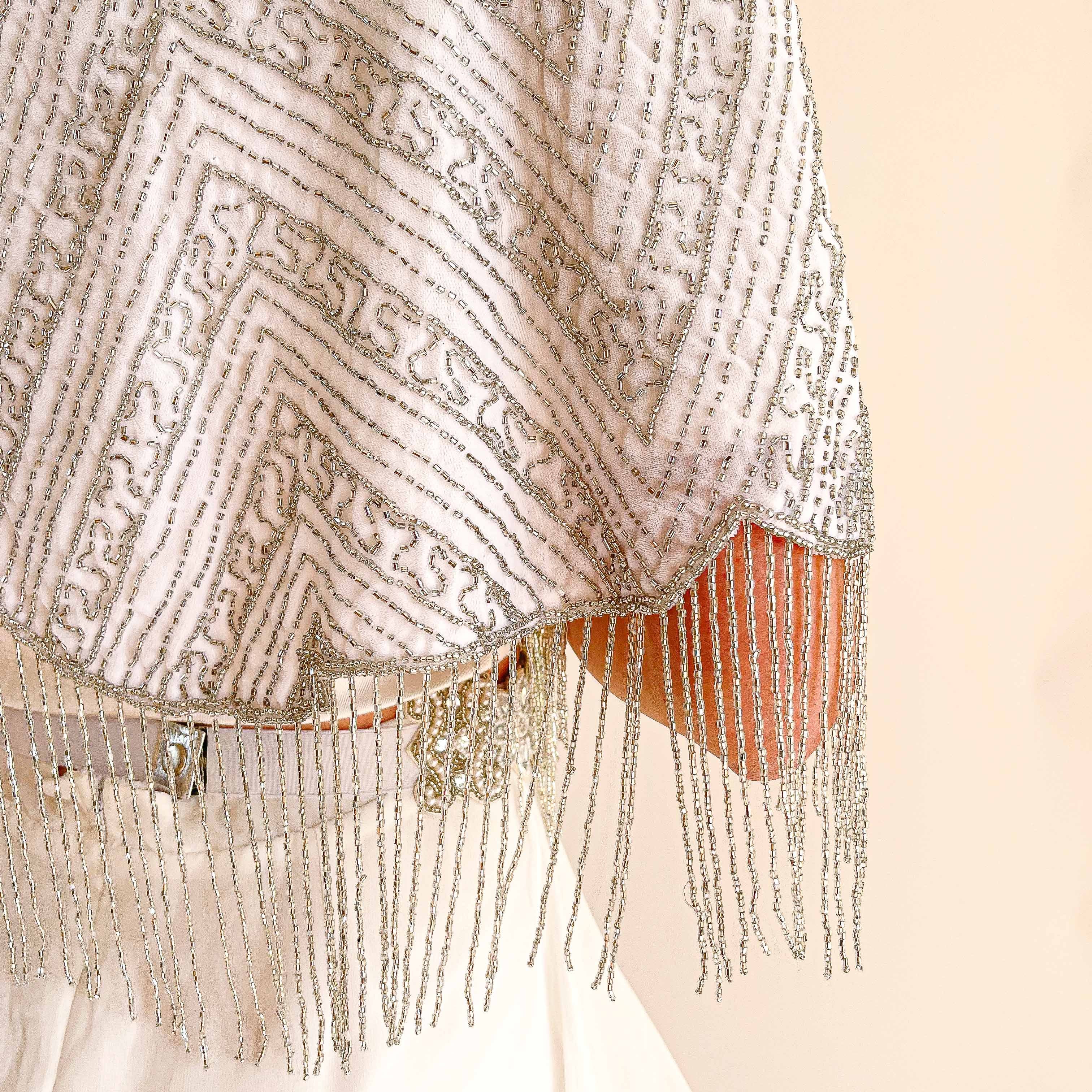 Capa velvet flecos mostacillas Like a Virgin