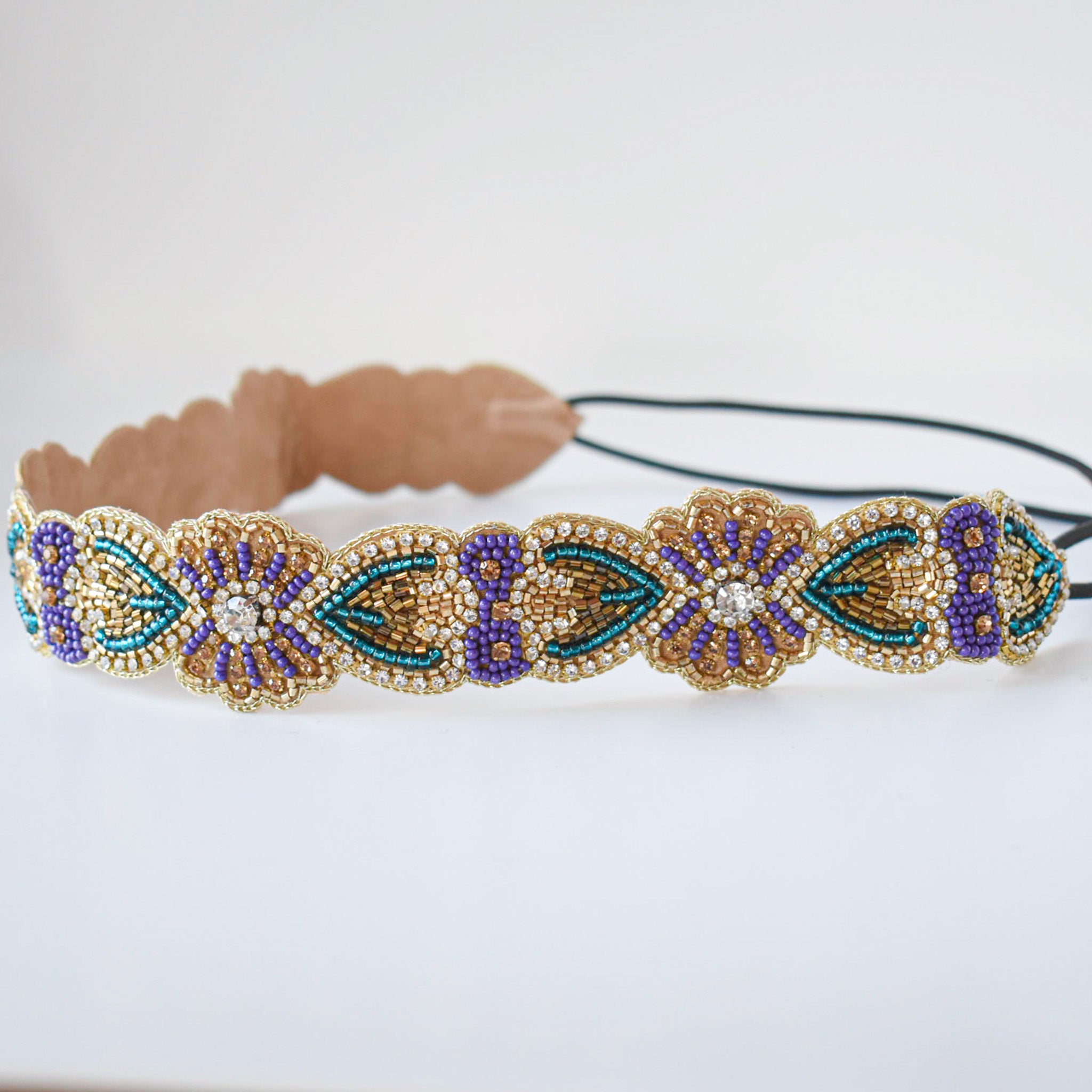 Cintillo elastic Bohemian Golden QUEEN