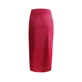Falda Fucsia drapeada al costado