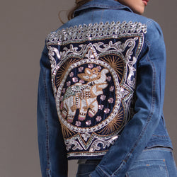Chaqueta Denim elefante Blue