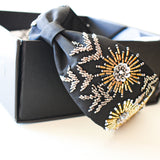 Cintillo diadema Fireworks Flower black